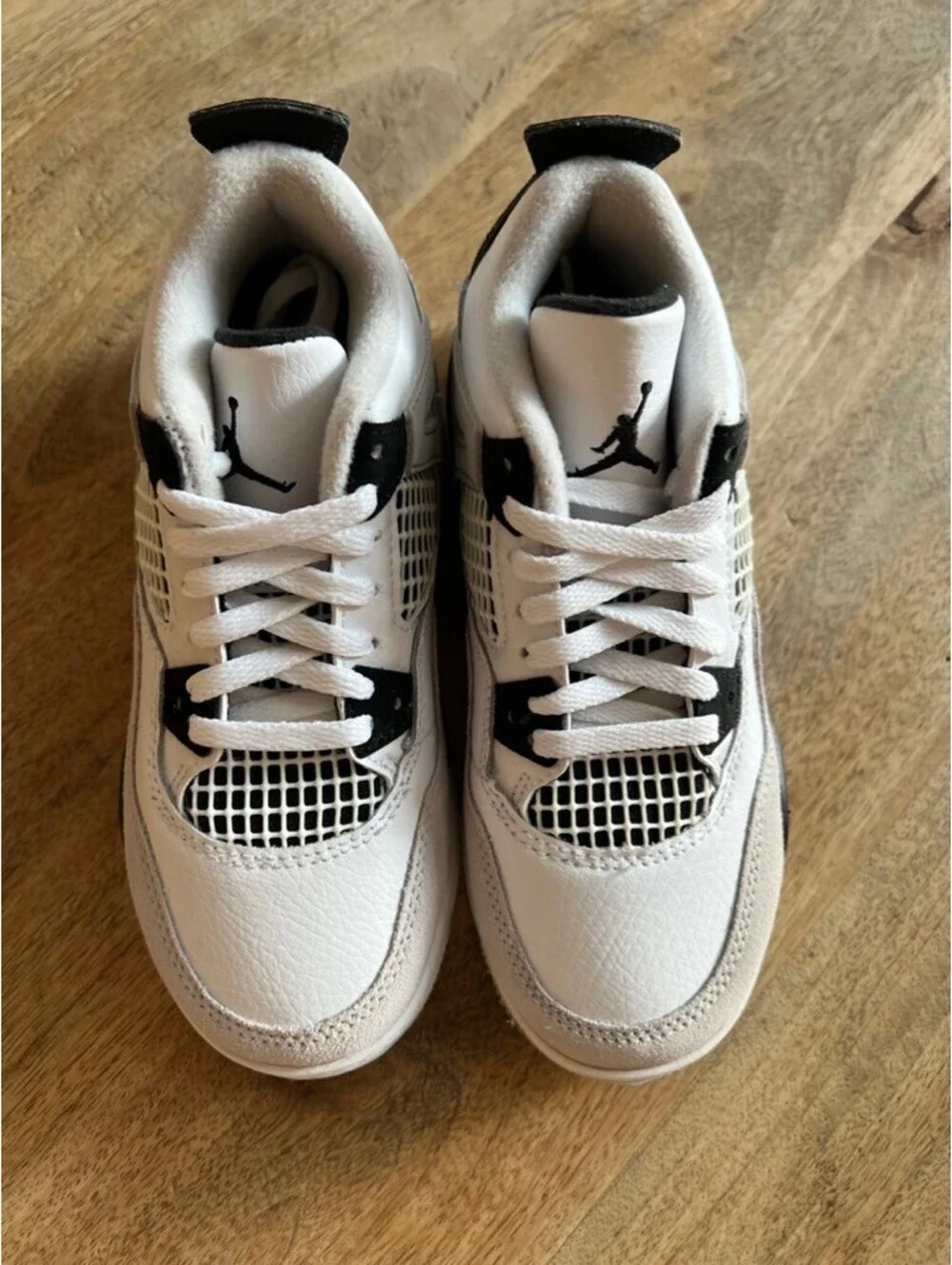 NEW Air Jordan 4 Retro Military Black Boys Size 13c Athleisure Sporty Streetwear